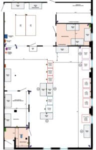 lab floor plan small